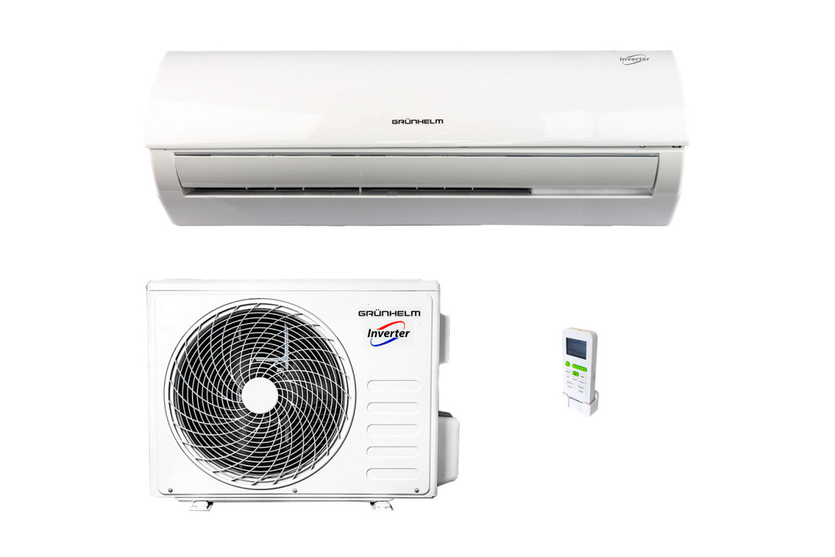 Кондиціонер інверторний для кімнат до 25 м² Grunhelm GAC-09GH-I32 настінний кондиціонер побутовий, фото 1