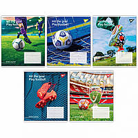 Зошит шкільний Yes 96 аркушів клітинка Hit the goal (5)