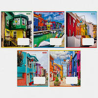 Зошит шкільний 1Вересня 48 аркушів лінія Life in colors (10)