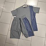 Чоловічий літній комплект футболка і шорти M, фото 4