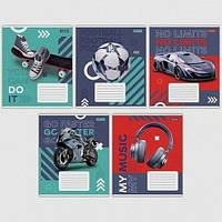 Зошит шкільний 1Вересня 36 аркушів клітинка No limits (15)