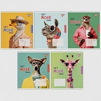 Зошит шкільний Yes 36 аркушів клітинка Get more likes (15)