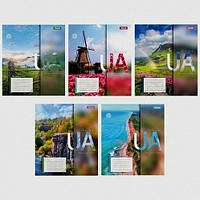 Зошит шкільний 1Вересня 96 аркушів клітинка The beauty of UA (5)