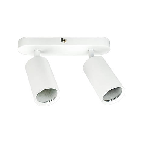 Світильник СПОТ Horoz Electric JOKER-2 2-й GU10 55х280мм білий (015-038-0002-010), фото 1