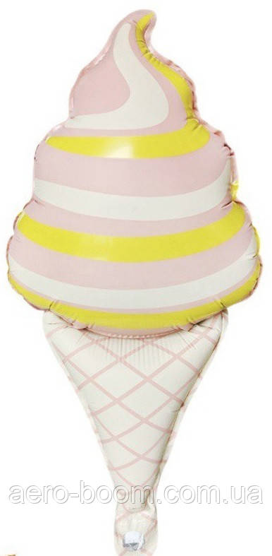 Фольгована кулька міні-фігура КНР (47х23 см) Морозиво, фото 1