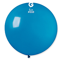 Латексна кулька Gemar 31"(80 см) #010 Пастель синій G30 (БЕЗ СМУГ)