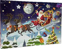 Подарунковий пакет "Новорічний 030" 46х32х15 см