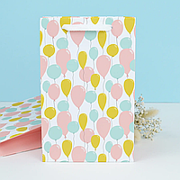 Подарунковий пакет "Повітряні кульки" 25х16х7 см