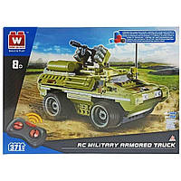 Машина-конструктор на дистанционном управлении Военный бронированный внедорожник, EU389047