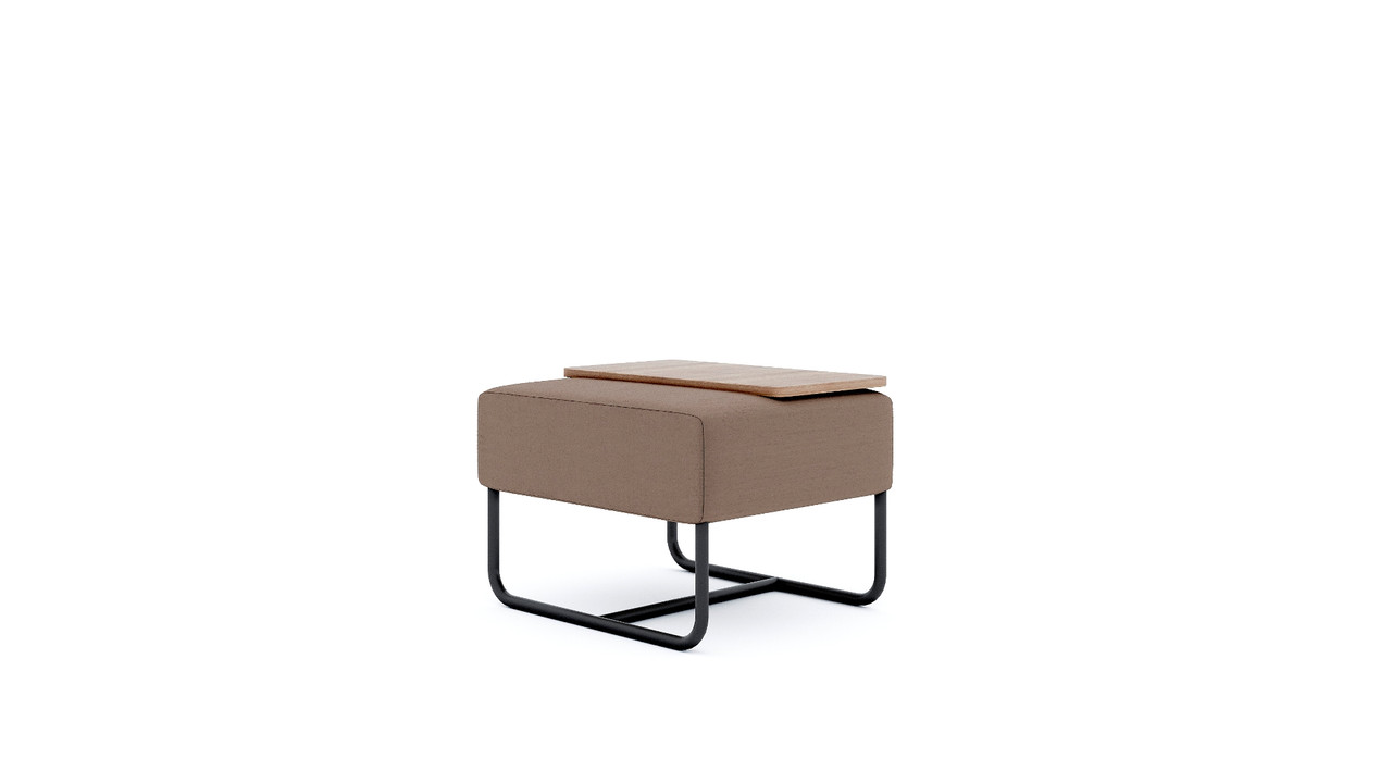 Модульний пуф Flex зі столиком від WUDUS – Стиль та Комфорт, Коричневий, Estetica_darvin_462, фото 1