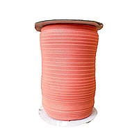 Коса-бейка трикотажна загнута 15 мм кораловий