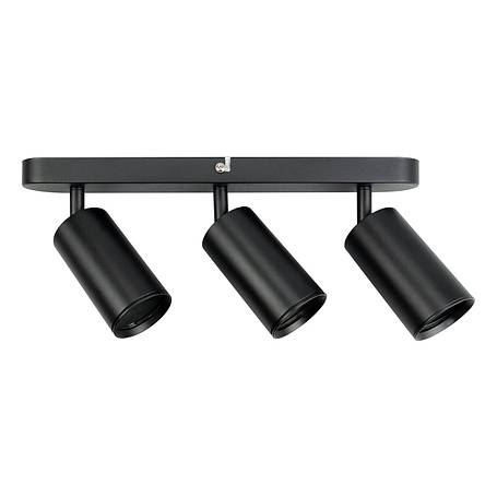 Світильник СПОТ Horoz Electric JOKER-3 3-й GU10 55х410мм чорний (015-038-0003-020), фото 1