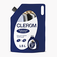 Гель для стирки ТМ "Clerom" Professional “Universal”, 1,5 л дойпак.