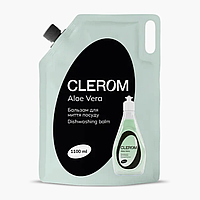 Бальзам для миття посуду ТМ "Clerom" Aloe Vera 1100 мл дой-пак