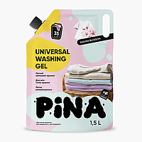 Гель для стирки ТМ "PINA" Universal Sakura Blossom 1,5 л дой-пак