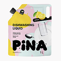 Засіб для миття посуду ТМ "PINA" Lemon 1000 мл-пак