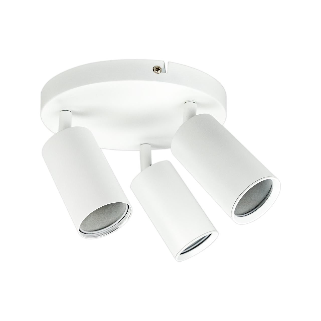 Світильник СПОТ Horoz Electric JOKER-4 3-й GU10 d-200мм білий (015-038-0004-010)