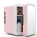 Міні холодильник із дзеркалом від прикурювача та мережі 220 Вт на 4 л, фото 2