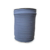 Коса-бейка трикотажна загнута 15 мм сіро-синій