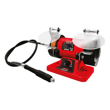 Верстат точильний START PRO SBG-300FS + гнучкий вал, фото 1