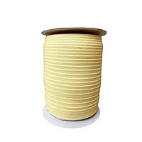 Коса-бейка трикотажна загнута 15 мм жовтий