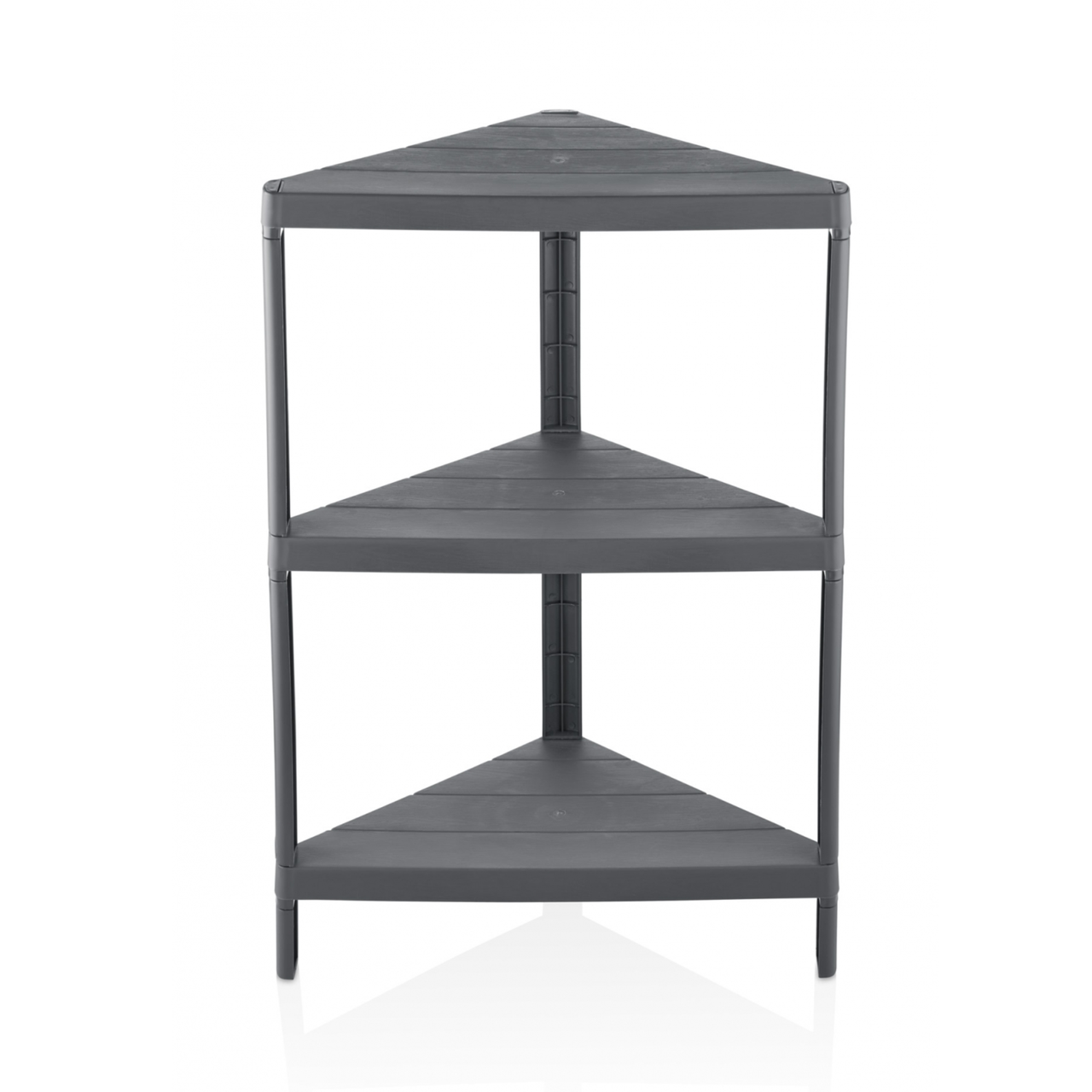 Поличка-органайзер кутова на 3 яруси, чорна DP-140, фото 1