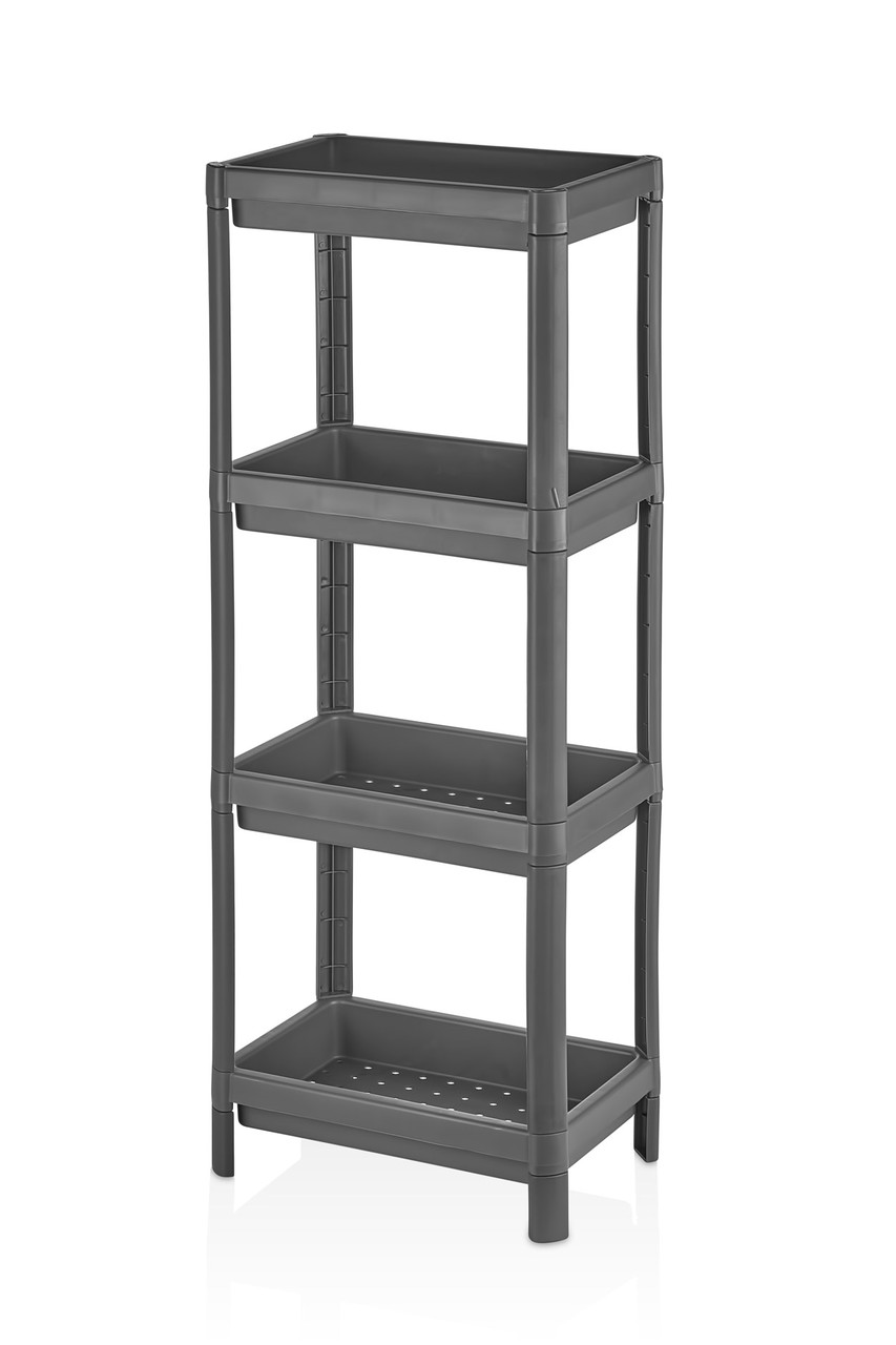 Поличка-органайзер на 4 яруси, чорна DP-100, фото 1