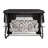 Садова гойдалка з функцією розкладання Venezia Black