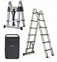 Стремянка трансформер. Висота 3.2 метра Драбина алюмінієва розкладна Драбина телескопічна сходи