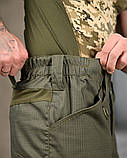 Польовийні Шорти PLEZENTVIL G3 Олива Ріп-Стоп з Утяжками ПП7745 ТМ, фото 6