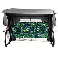 Гойдалка з регульованим навісом із москітною сіткою Venezia Black