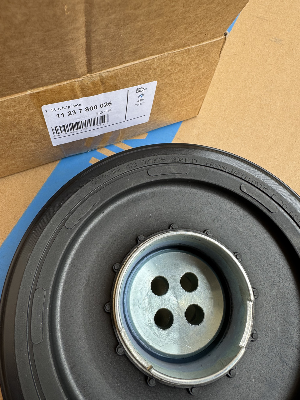 ШКИВ Коленвала BMW N57 X5 E70 X6 E71 F10 F11 F07 N57, фото 1