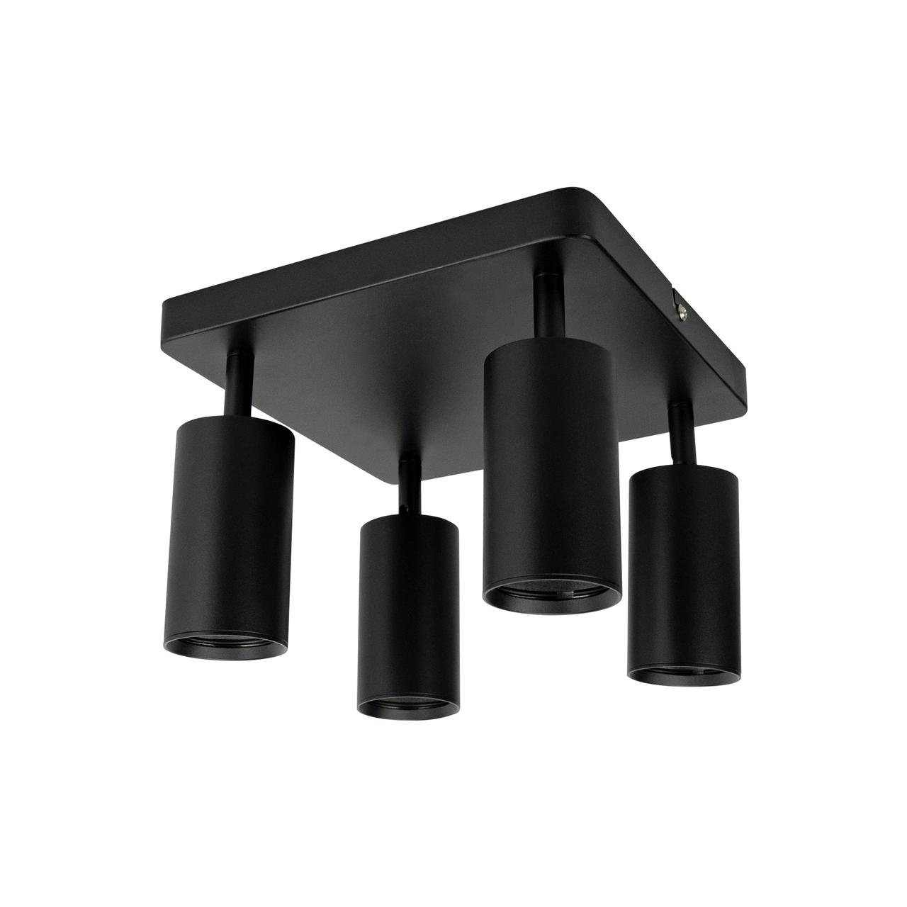 Світильник СПОТ Horoz Electric JOKER-6 4-й GU10 300х300мм чорний (015-038-0006-020)