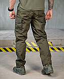 Штани Тактичні SAINT Oliva Оливкові з Хлястиками та Манжетами ПП7744 ТМ, фото 3