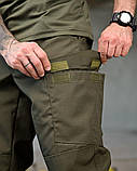 Штани Тактичні SAINT Oliva Оливкові з Хлястиками та Манжетами ПП7744 ТМ, фото 4