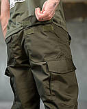 Штани Тактичні SAINT Oliva Оливкові з Хлястиками та Манжетами ПП7744 ТМ, фото 6