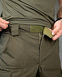 Штани Тактичні SAINT Oliva Оливкові з Хлястиками та Манжетами ПП7744 ТМ, фото 7