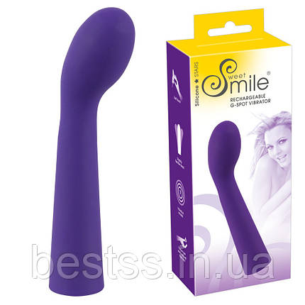 Вібратор для стимуляції точки G з 7 режимами вібрації Sweet Smile Rechargeable G-Spot Vibrator, фото 1
