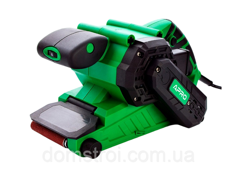 Шліфмашина стрічкова з регулюванням обертів 76х533мм 1100Вт APRO SB1100 (899291)