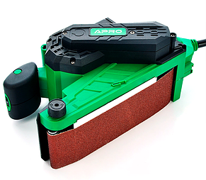 Шліфмашина стрічкова з регулюванням обертів 76х533мм 1100Вт APRO SB1100 (899291), фото 2