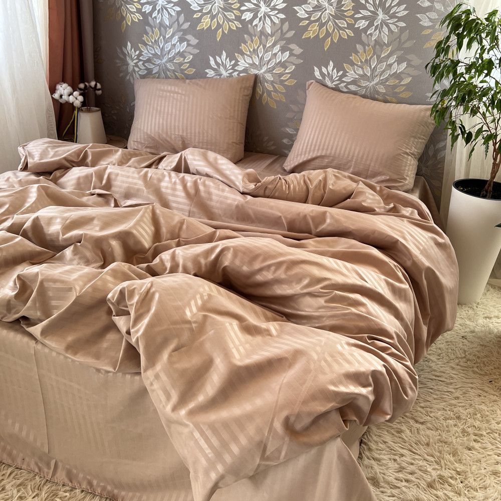 Постільна білизна мікросатин полоска Страйп, фото 1