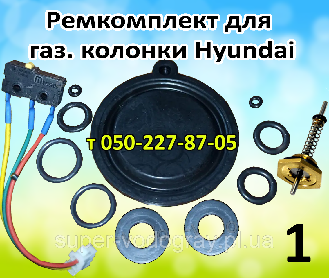 Ремкомплект для газової колонки Hyundai 10 л, фото 1