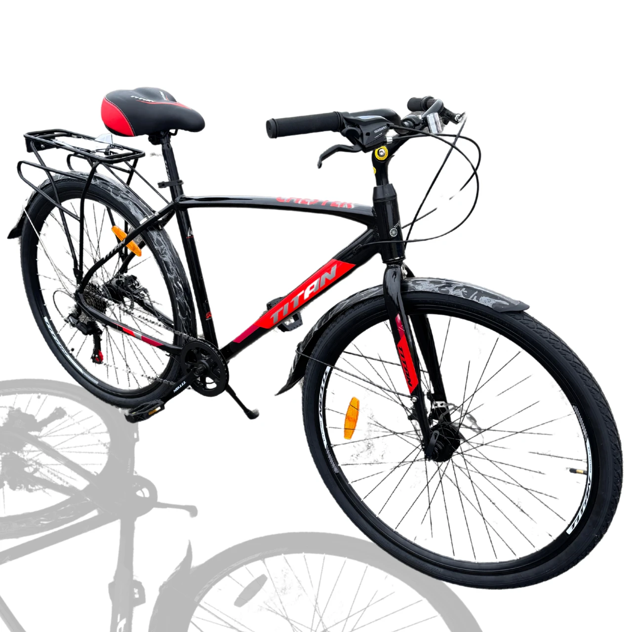 Велосипед 28" Chester 2024 Рама-19" black-red