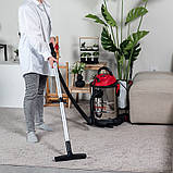 Будівельний пилосос електричний Worcraft VC12-25, 25л, миючий, фото 8