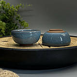 Чайний набір для Гунфу-ча Колотий лід Блакитний, фото 3