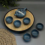 Чайний набір для Гунфу-ча Колотий лід Блакитний, фото 2