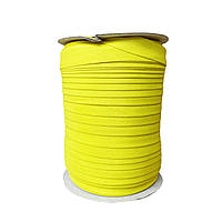 Коса-бейка трикотажна загнута 15 мм яскраво-жовтий