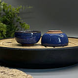 Чайний набір для Гунфу-ча Колотий лід Синій, фото 4