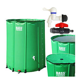 Бочка для дощової води 1000л Bass Polska 8000 Зелена