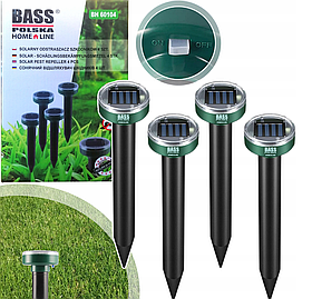 Набір відлякувачів шкідників на сонячній батареї Bass Polska BH 60104 4 шт